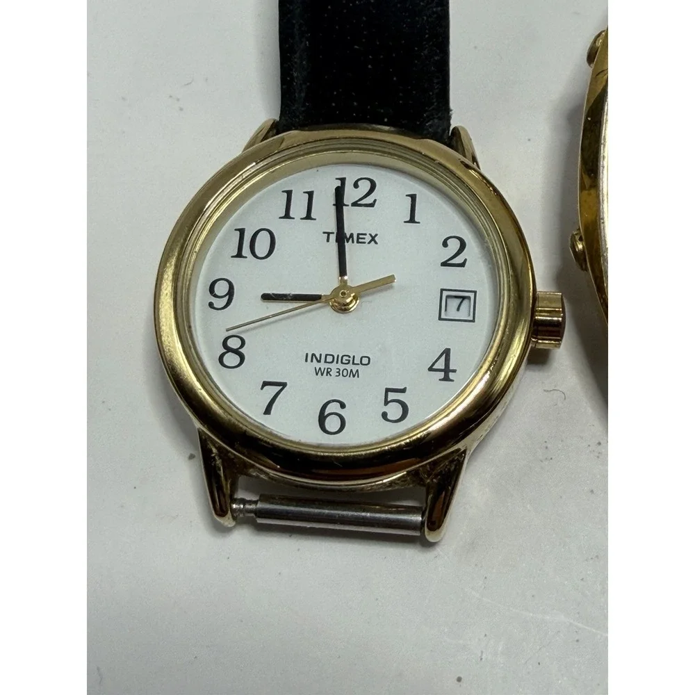 Vintage Watch Lot Seiko Bulova Timex Gold Tone Quartz Digital‎ 6pcs